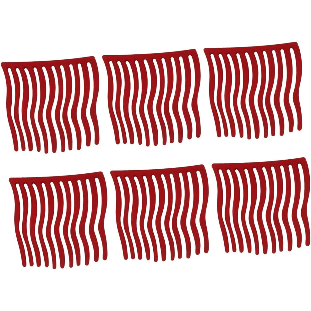 Hkhbjs 6Pcs Hair Comb Chic Hair Clip Alloy Female Headwear Insert Comb For Styling For Side Clamping