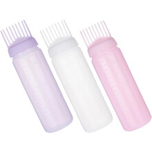 peines de masaje para el cuidado del cabello, peine aplicador de raíz para tinte de cabello, botella aplicadora de aceite