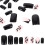 24pcs Black Snake Pattern Press on Nails Set for Women Detachable False Nail Tips 1