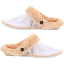 Winterplüschige, flauschige Schuheinlagen für Schuhe mit Lochmuster und herausnehmbarem Futter, geeignet