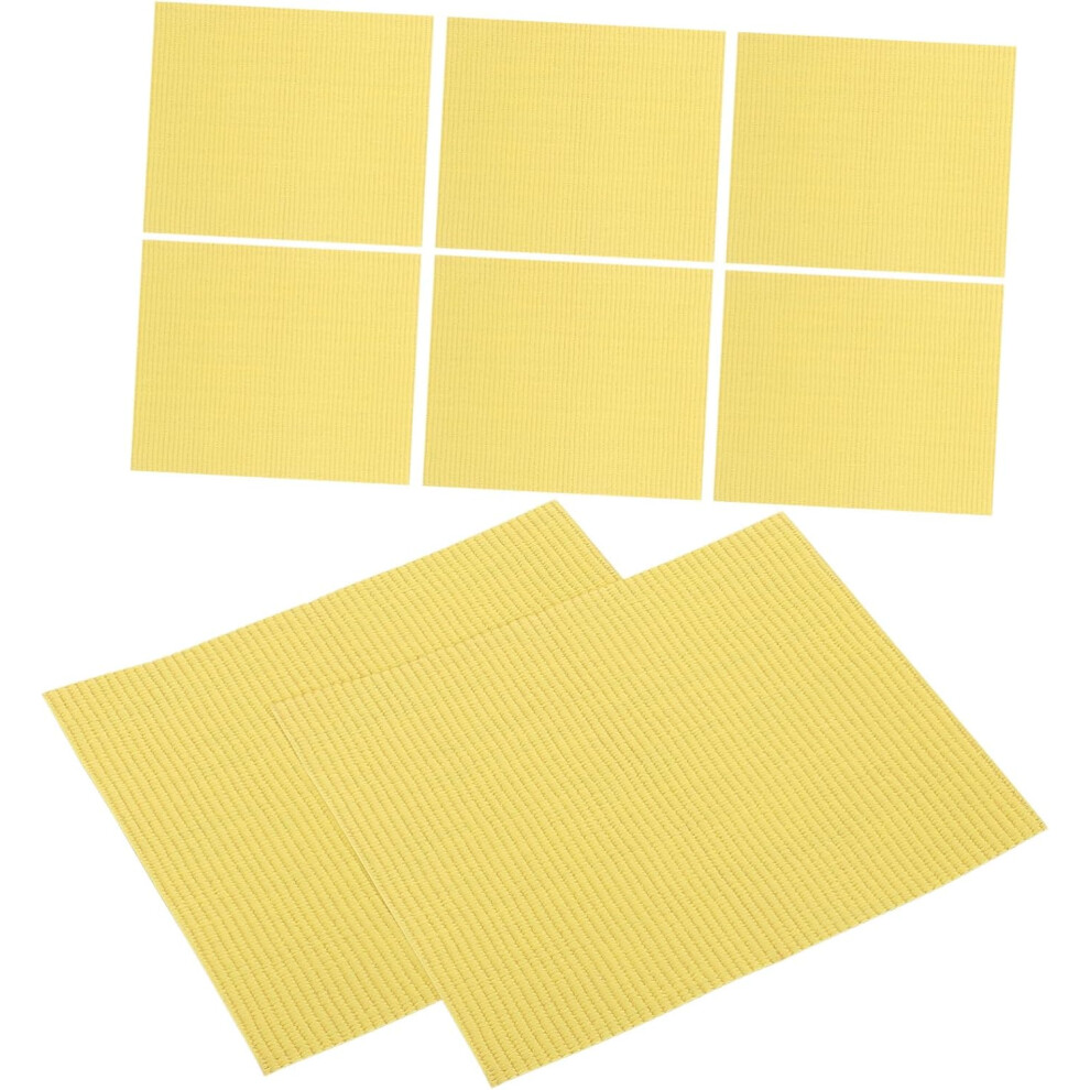 Hkhbjs 8Pcs Hair Straightener High Temp Sticker Adhesive Curling Wand Stickers Perm Iron Insulation Decal