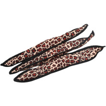 6 rulos de esponja con estampado de leopardo, rulos de mariposa, herramientas DIY para mujeres y niñas.