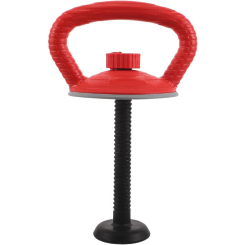 Kettlebell-Griff- und Basismutter-Set, roter Kurzhantel-Adapter