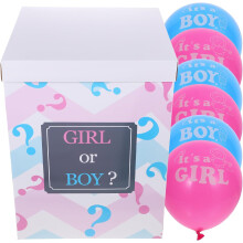 Gender-Reveal-Box für die Dusche, aus Papier, dekorativ und befüllbar