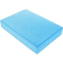 Dicke, himmelblaue Balance-Kissen-Yogamatte aus weichem Schaumstoff für Fitnessstudio-Workouts und Pilates-Training