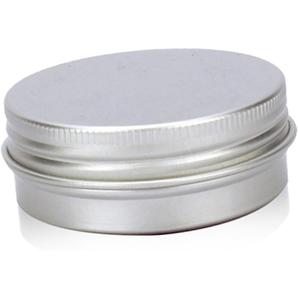 Hkhbjs Aluminum Balm Jars With Screw Lids 24Pcs 30Ml Small Metal Cosmetic Containers Reusable Cream Storage