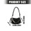 Practical PU Leather Women's Crossbody Bag Lightweight-White 4