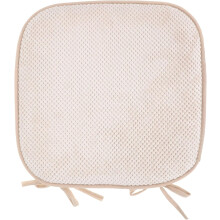 Coussin de chaise en mousse à mémoire de forme, antidérapant, amovible et lavable en polyester.