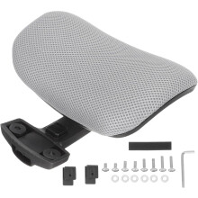Verstellbares Kopfstützenkissen für Bürostühle mit ergonomisch geschwungenem Design, höhenverstellbar bis 4 cm