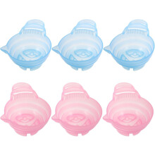 6pcs Hair Dye Bowls Candy Abs Mixing Cups for DIY Hair Coloring Salon Use Reusable Bowls