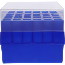 Kryogene Gefrierbox aus Kunststoff für Labore mit nummeriertem 36-Slot-Mikrozentrifugenröhrchenhalter
