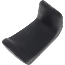 Schwarze Daumenstütze aus Gummi für Klarinette mit ergonomischem Design und extra Komfort