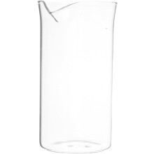 350-ml-Kaffeepressbecher-Ersatzglas mit Ausgießer, tragbarer Filter