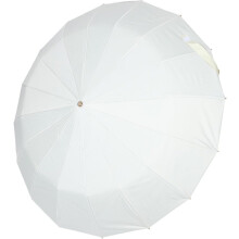 Dreifach faltbarer Regenschirm mit UV-Schutz, faltbares Design für einfachen Transport, Gestell und Holzgriff