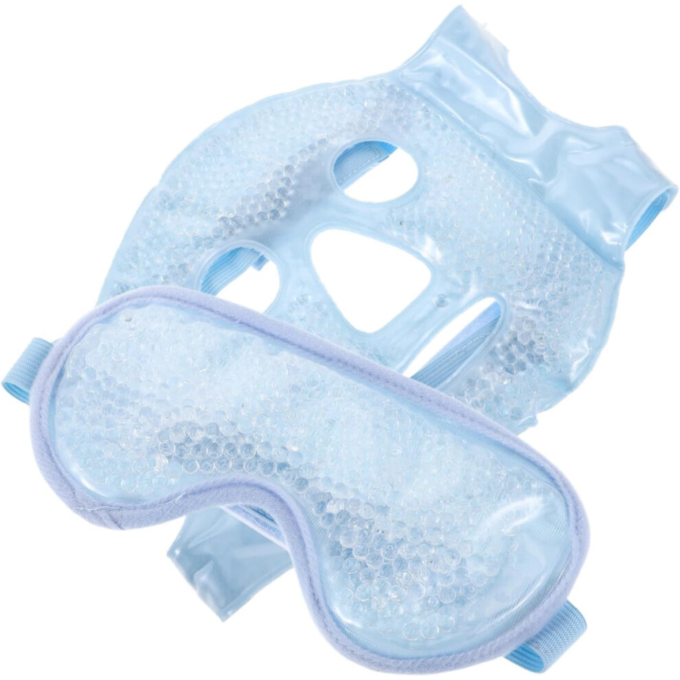 Hkhbjs Face Eye Mask Reusable Cold Compress For Puffiness Relief Snug Fit Facial Contour Therapy Multipurpose Skin Care