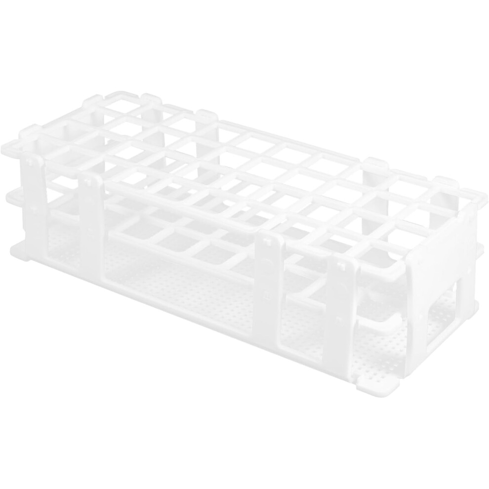 Plastic Test Tube Rack 40 Holes For 20Mm Tubes Detachable Stand Suitable For Lab And Sample Storage 5455468297380