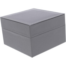 Uhrenaufbewahrungsbox, PU-Organizer, stoßfestes Einzeletui für Armbanduhren und Armbänder, stilvoller Halter, Schmuckaufbewahrungsbox