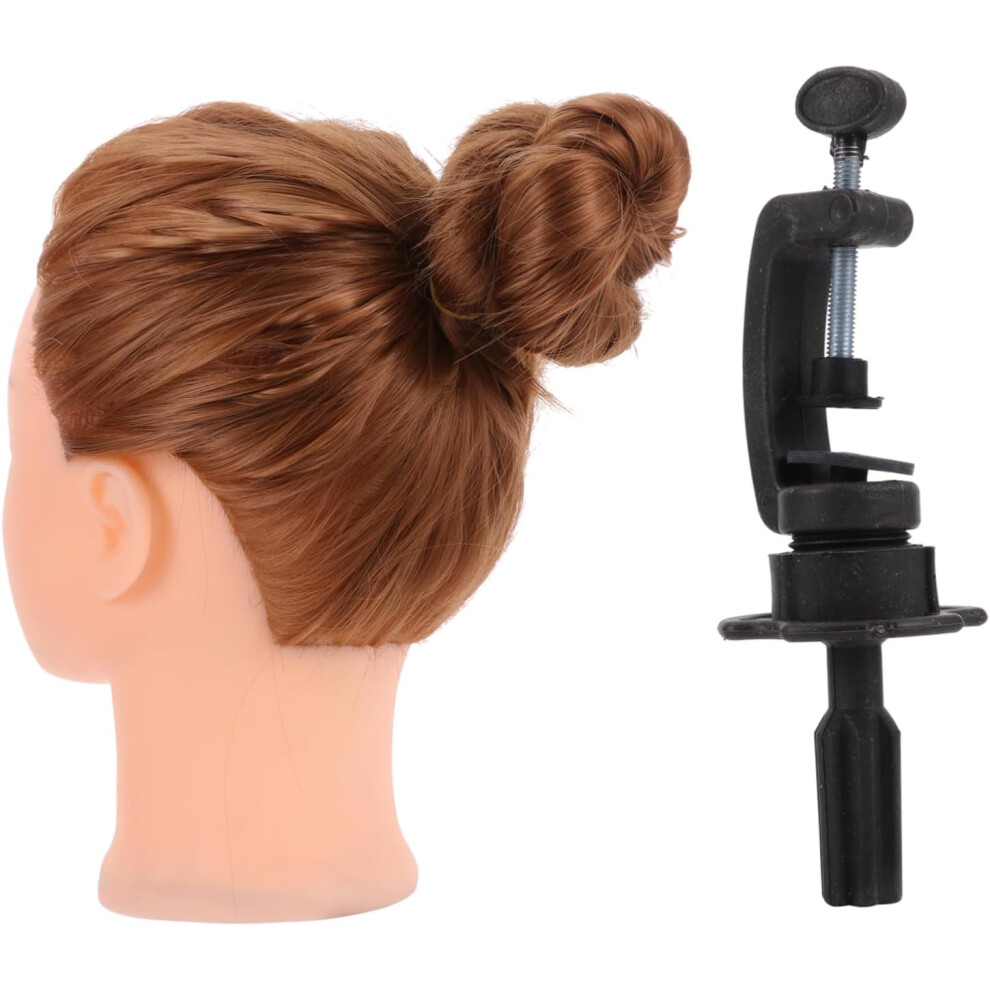 Hkhbjs Unisex Hair Styling Mannequin Head With Clamp Stand, Cosmetology Training Manikin Head