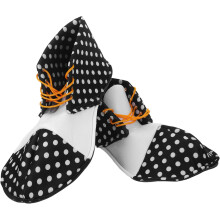 Schwarze und weiße Clownsschuhe für Erwachsene, bequeme, langlebige Karnevalskostüm-Accessoires