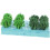 Kunstig gresstuft 32 stk. miniatyrklynger i plast, uregelmessig form 15,5 x 4,3 x 0,59 cm 1