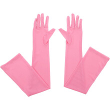 Lange Ellbogenhandschuhe für Damen aus dehnbarem, elastischem Material für Hochzeiten, Teepartys und Abendveranstaltungen