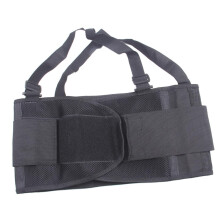 Elastischer Taillenstützgürtel mit atmungsaktiver Rückenstütze aus Mesh, verstellbar für Damen und Herren, Größe XL