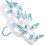 16-Clip azul meia secador roupas secadora rack com material Pp resistente ao calor e sem Burrs 1