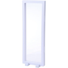 Floating Frame Shadow Box Display Case with Base for Jewelry and Coin Display Transparent