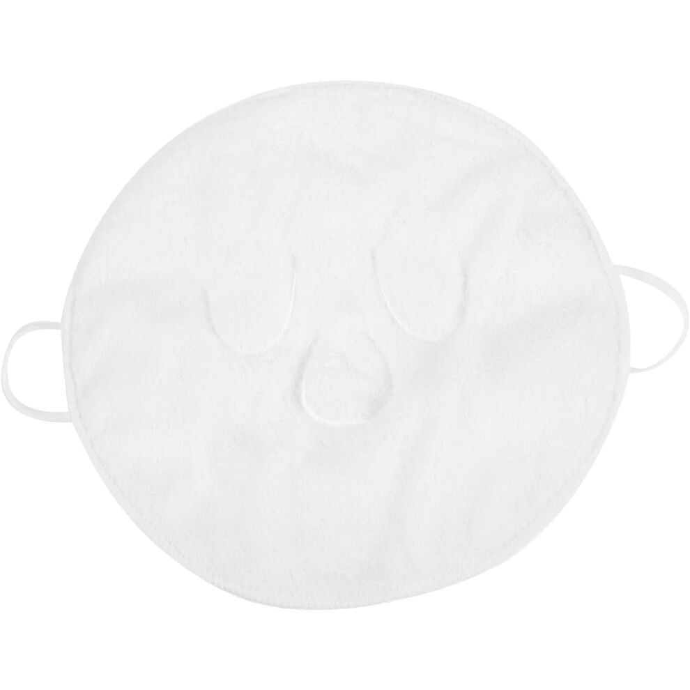 Hkhbjs Coral/White Hot Compress Face Mask Towel Reusable Facial Steamer Towel