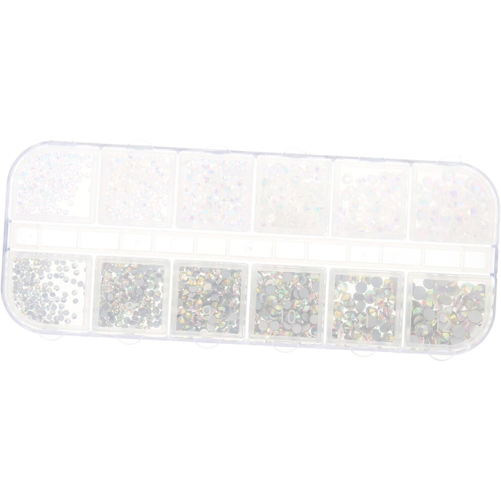 Hkhbjs Nail Art Diamond Box Diy Rhinestones For Manicure Nail Decorations Gems For Crafts Diamonds