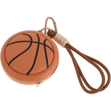 Basketball-Kopfhörer-Aufbewahrungstasche für Mädchen und Jungen, Sportmotiv, Münzhalter, tragbare Tasche