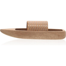 Holzkanu-Modell, kleine Bootsfigur, Holzhandwerk, Tischdekoration, Bootsanhänger, Heimdekoration