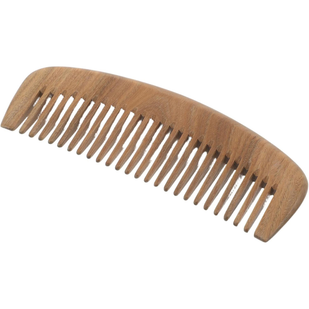 Hkhbjs Unisex Sandalwood Massage Comb Wide Tooth Hair Massager Wooden Detangler Massage Comb For Curly Wavy Hair Styling