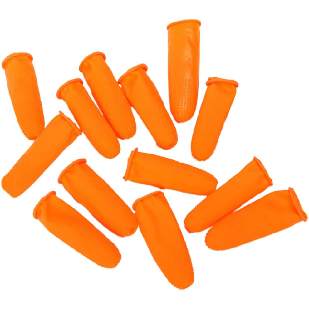 Hkhbjs Orange Slip Disposable Cover For Protection Thicken Fingertip Cover For Basketball And Gaming Use