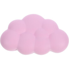 Podložka pod myš s pamäťovou penou Cloud, opierka na zápästie, ružová, malý tvar oblaku