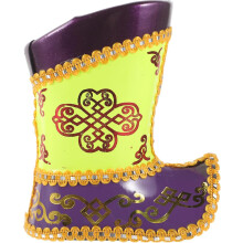 Stiftehalter in Form mongolischer Stiefel für den Schreibtisch im Cowboy-Stil