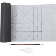 Wasserschreibtuch und chinesisches Pinselstift-Set mit Wasserschale für Kalligrafie-Anfänger geeignet