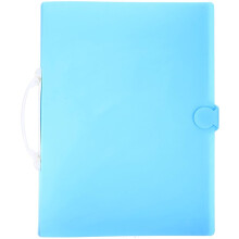 Cartella portadocumenti per studenti d'arte, formato A3 8K con maniglia, 30 pagine, colore blu.