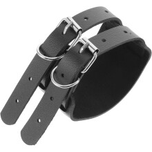 Punk-Vintage-Armband für Herren, Retro-Armband mit zwei Schnallen, modisches Statement für Halloween-Partys und den Alltag