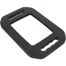 Wall-Mounted Rectangle Foam Edge Mirror, Unbreakable Self Barber Mirror