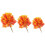 3pcs Simulated Maple Tree Model Artificial Model Trees for Miniature Landscape Garden Decor 1