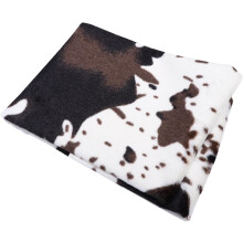 Imitations-Kuhfellteppich, schwarzer Polyester-Latex-Teppich, moderne Anti-Rutsch-Beschichtung