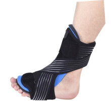 Memory-Schaum-Aluminium-Sperrholz-Orthese für Plantarfasziitis, verstellbare Nachtschiene
