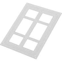 3D-Metallstanzformen, Fensterprägeschablone, Stanzformen aus Kohlenstoffstahl für Scrapbooking