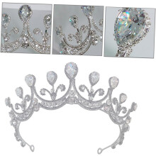 Strass Bridal Headdress Tiara para Mulheres Bachelorette Party Headpiece Joias Noiva Coroa