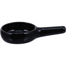 Keramik-Teelichthalter, schlichte Form, schwarz, wiederverwendbar, Schreibtischdekoration, schickes Design