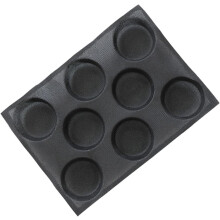 Moule à pain en silicone noir antiadhésif, compatible micro-ondes et congélateur, outil de cuisine pour la pâtisserie