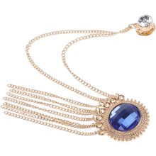 Herren-Anzugbrosche mit Kette, Anstecknadel im Vintage-Stil