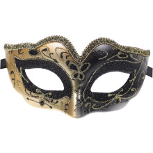 Máscara de carnaval meio rosto para Halloween festa leve e durável design de alça confortável