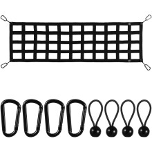 Ladeflächennetz für Pickups, 1 Stück, robustes Netzgewebe, Heckladeflächen-Organizer, kompatibel